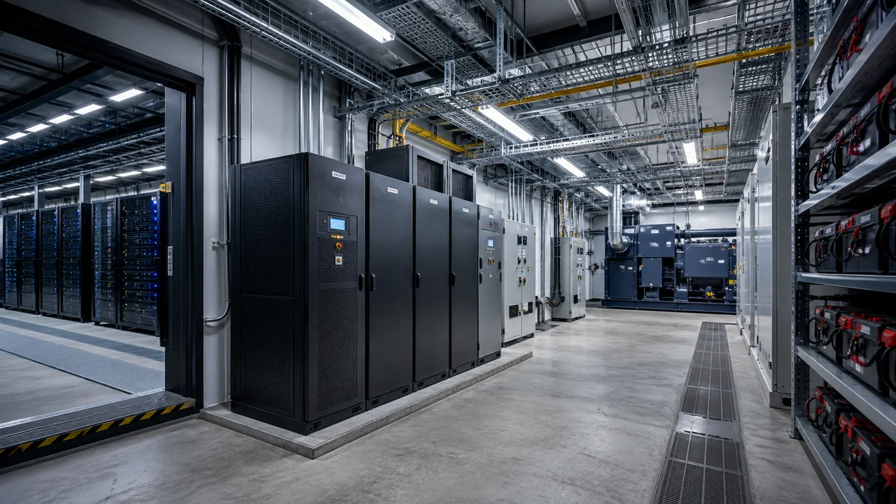UPS, baterias e distribuição elétrica protegem a continuidade de um Data Center