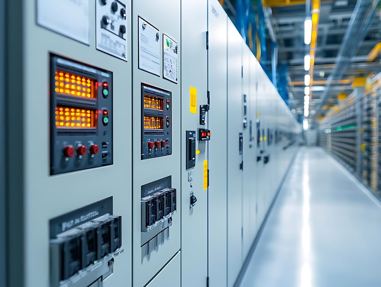 Quadros elétricos de distribuição e monitoramento em ambiente industrial crítico